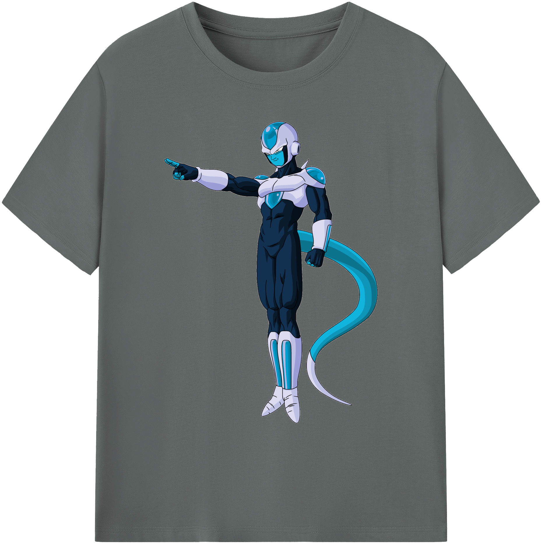（画像用） ドラゴンボール フリーザ DRAGON BALL Frieza 綿100％ メンズ半袖Tシャツ｜肌触りやわらか＆通気性